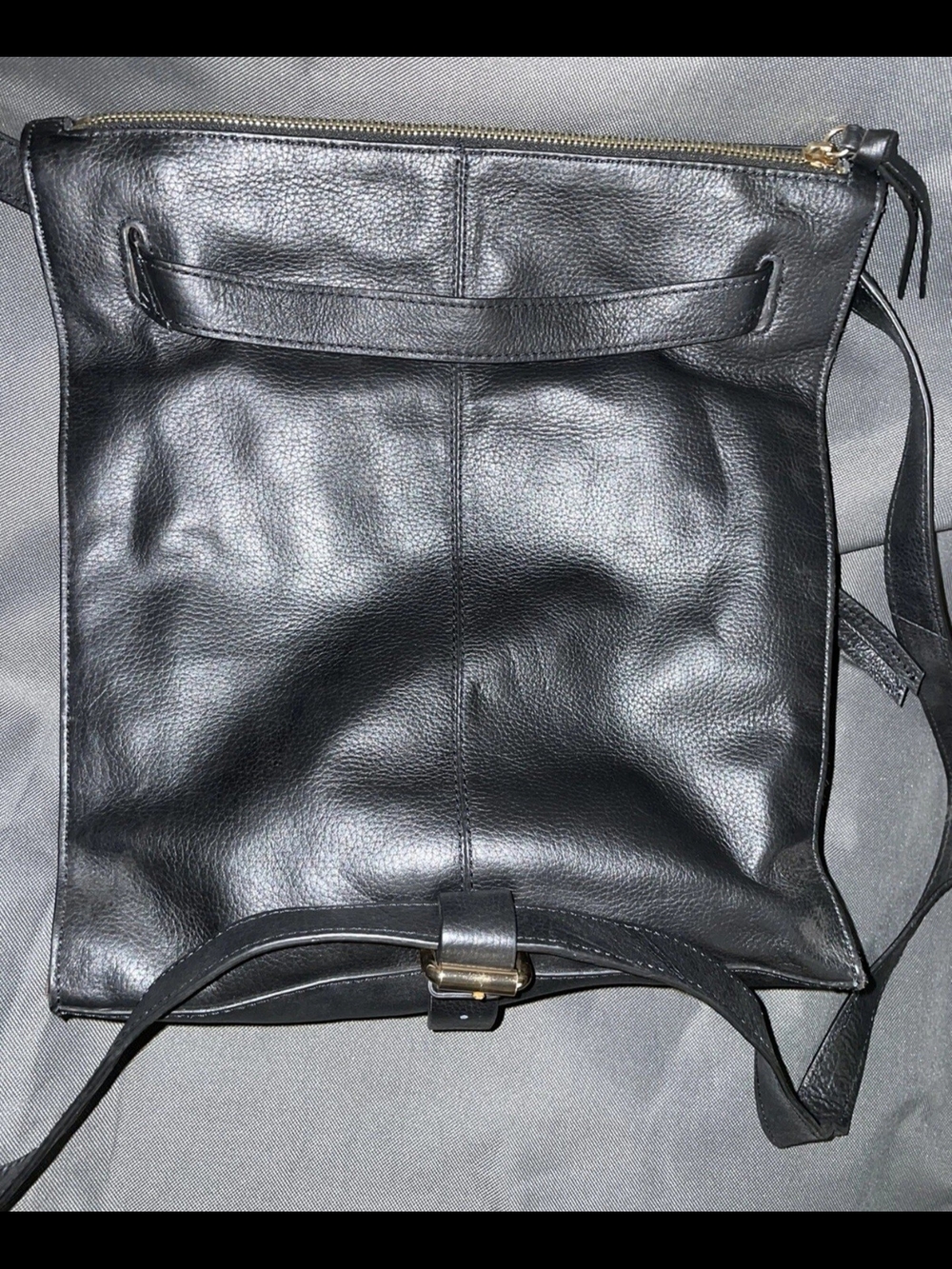 KOOBA FAIRFIELD Black Leather Convertible Backpack - Picture 4 of 16